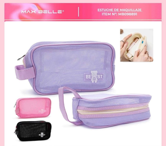 Estuche para maquillaje max belle