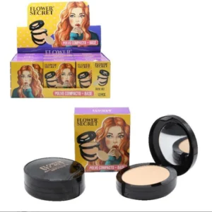 Polvo compacto + base flower secret