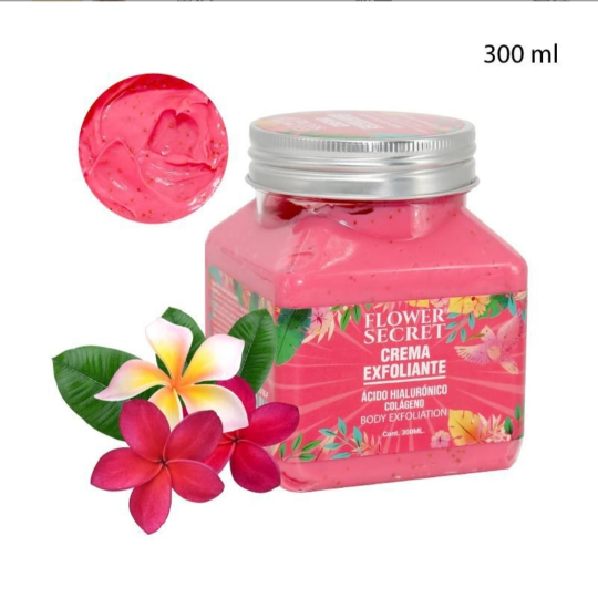 Crema exfoliante flower secret 300ml