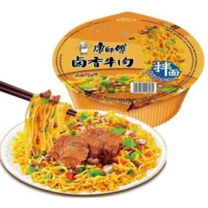 Fideos con carne de res