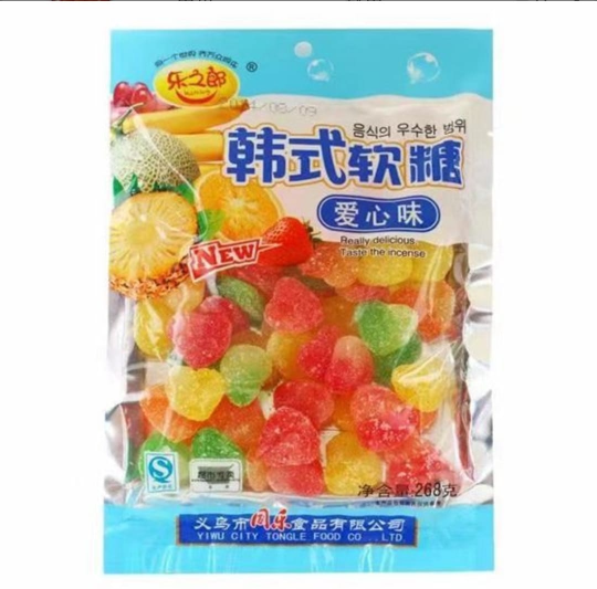 Gomitas masticables de frutas